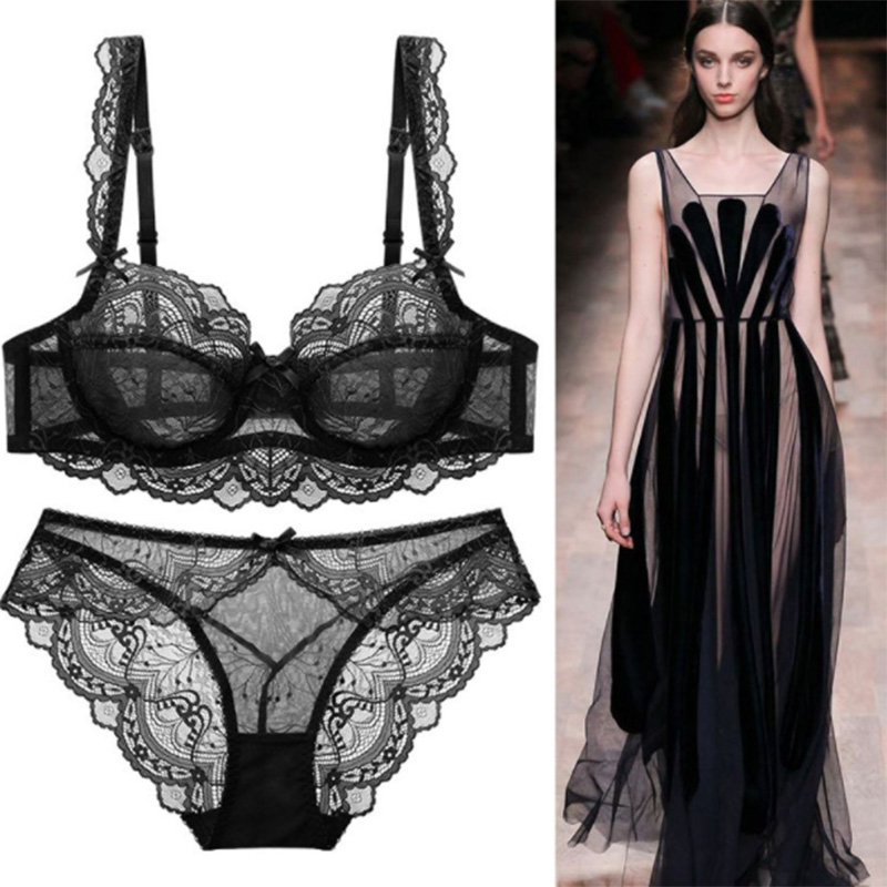 Sheer Bra Lace - Новинка 2022 года, сексуальный комплект прозрачных