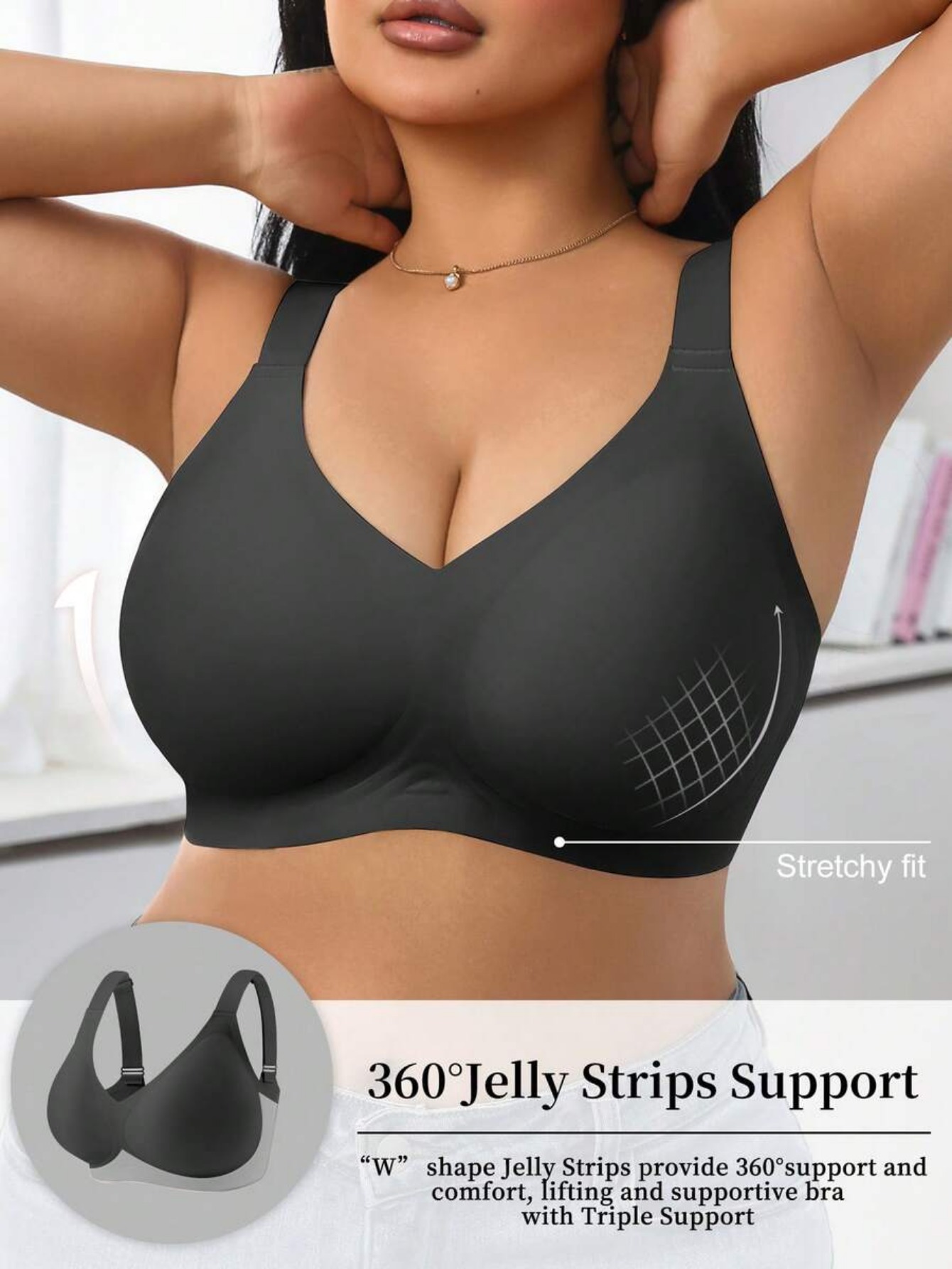 Женский спортивный бюстгальтер – обзор и цена Push Up Bra Silicone