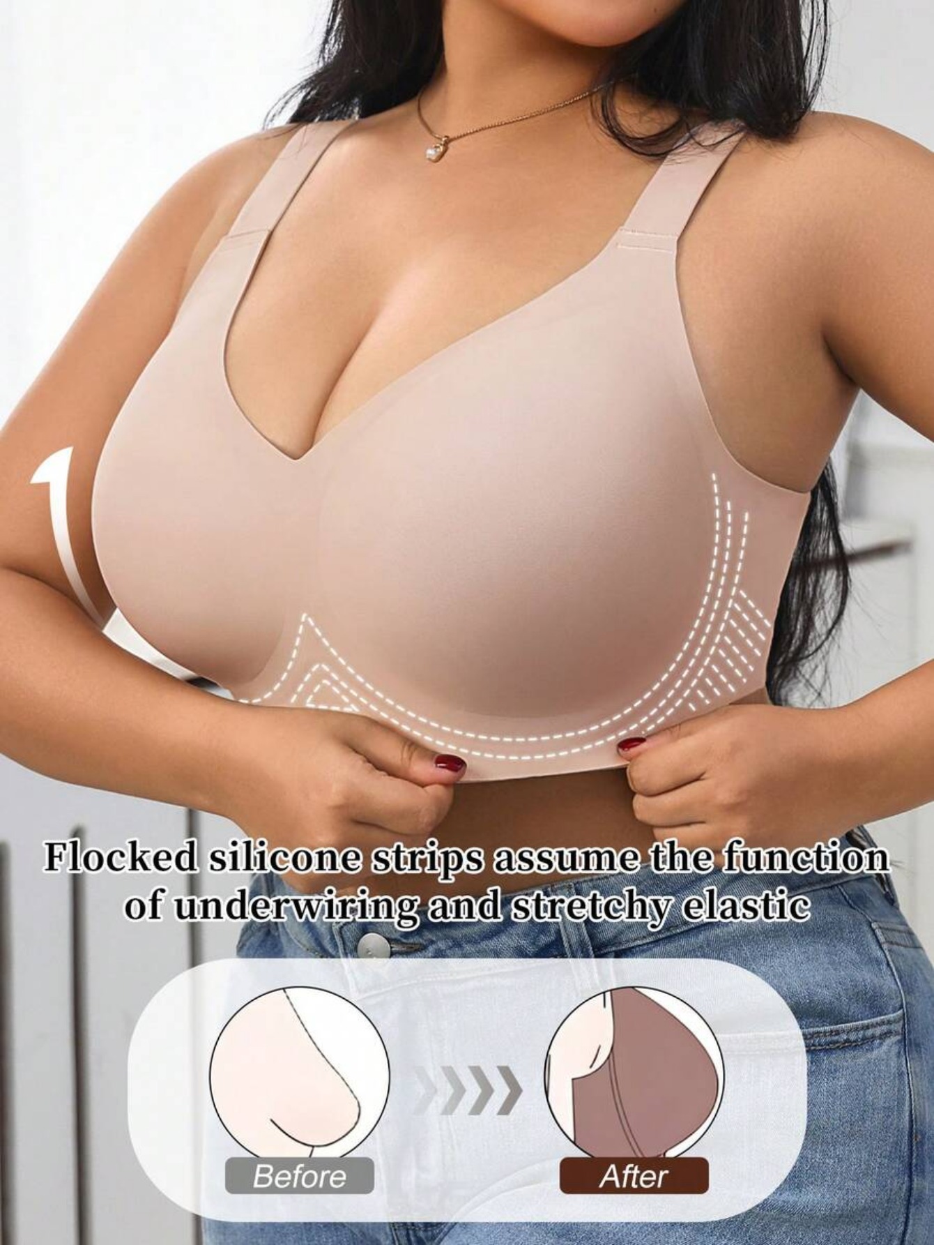 Женский спортивный бюстгальтер – обзор и цена Push Up Bra Silicone