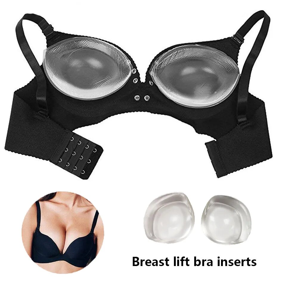 Силиконовые вставки для бюстга – обзор и цена Push Up Bra Silicone